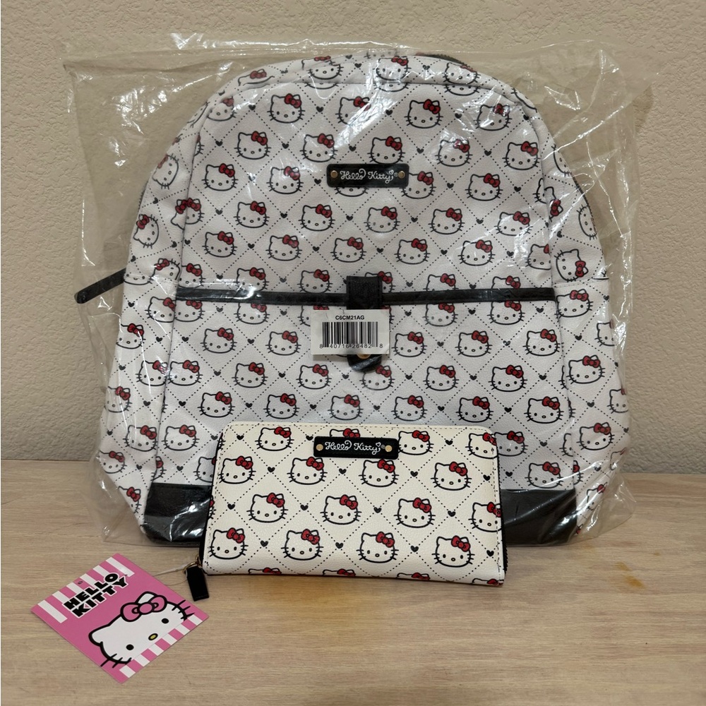Hello Kitty Backpack AND Wallet Set - NWT